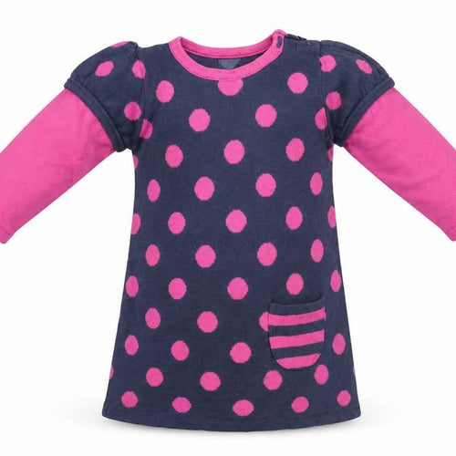 George Girls Multicoloured Polka Dot  Jumper Dress  Size 6-9 Months