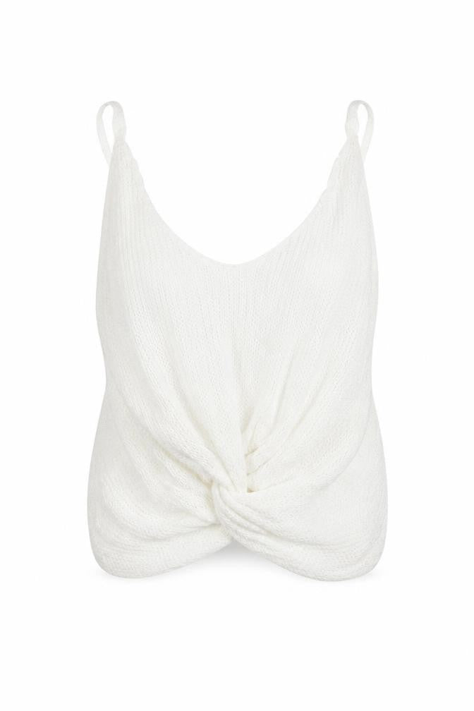 Front view of SHEIN women’s white wrap blouse, size UK 12