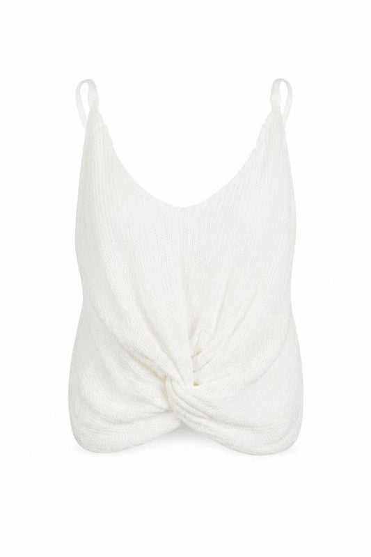 Front view of SHEIN women’s white wrap blouse, size UK 12