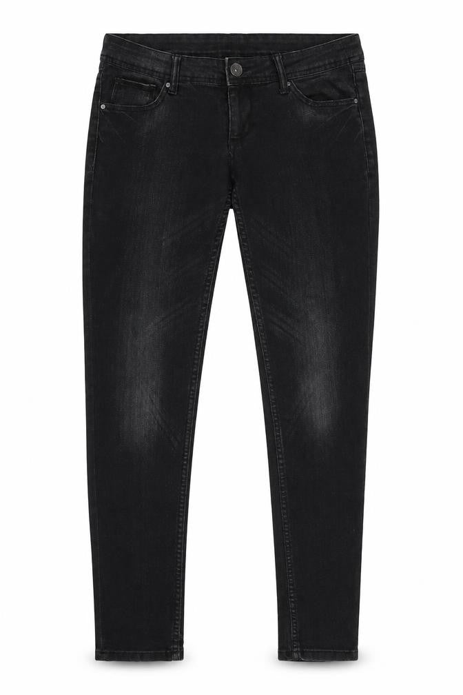 NEON Womens Black  Denim Skinny Jeans Size 10 L31 in