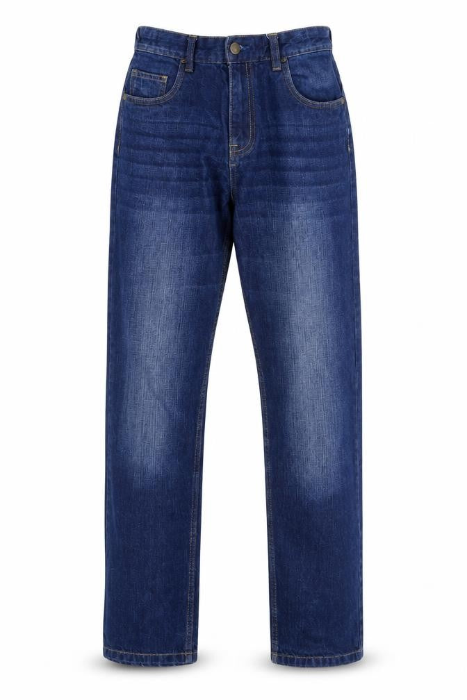 Bloozoo Mens Blue  Denim Straight Jeans Size 16 L29 in