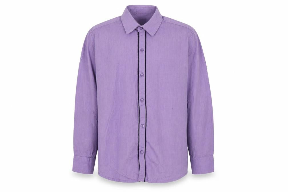 Next Mens Purple    Button-Up One Size