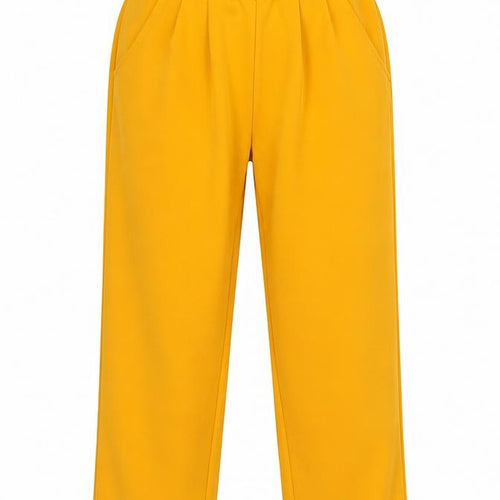 Juliet Womens Yellow   Trousers  Size 10 L25 in