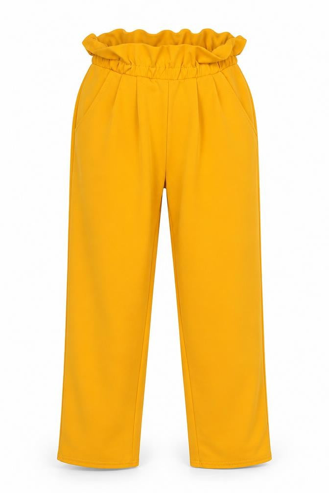 Juliet Womens Yellow   Trousers  Size 10 L25 in