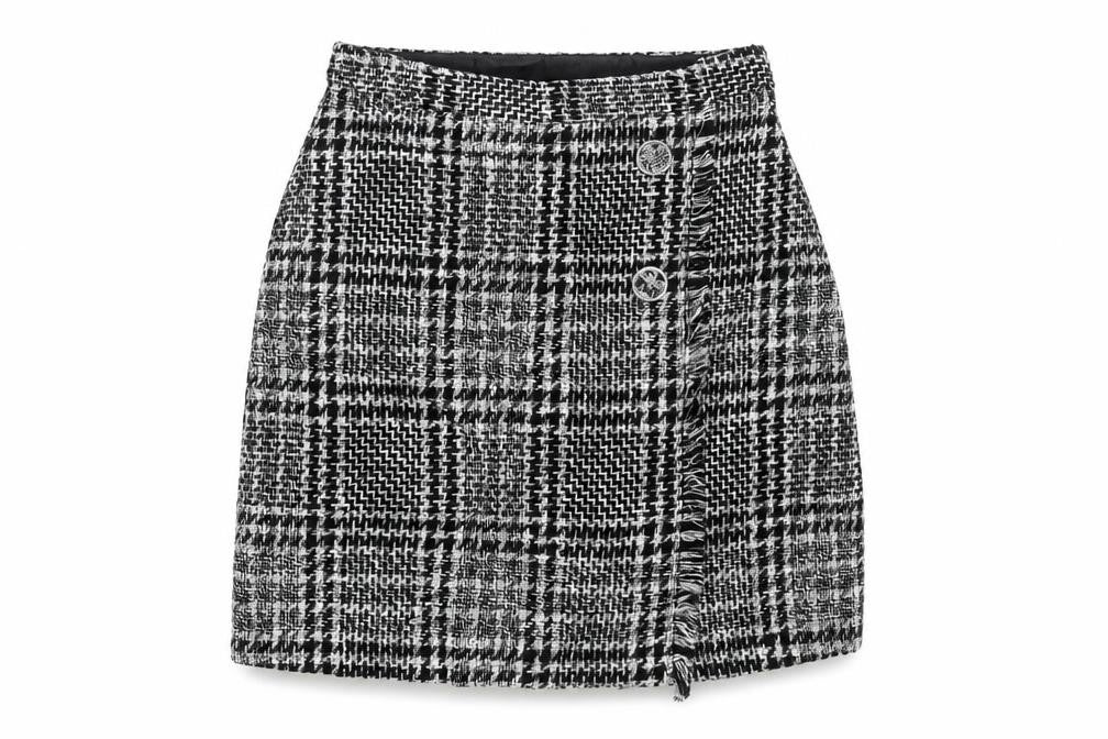 F&F Womens Black   A-Line Skirt Size 8