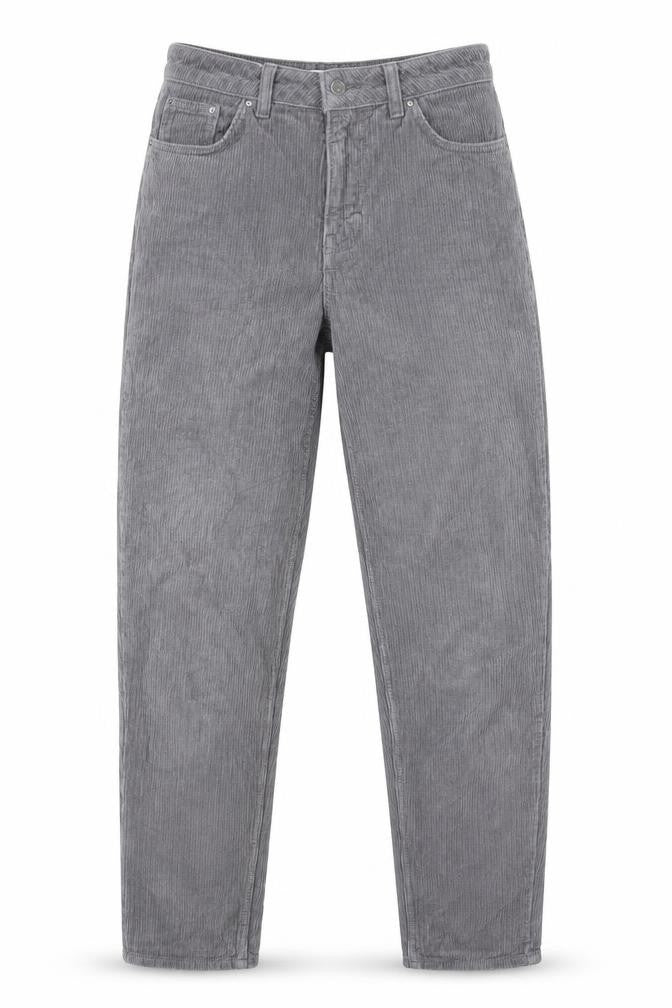 Topshop Womens Grey  Velvet Trousers  Size 27 in L29.5 in - Mom Fit
