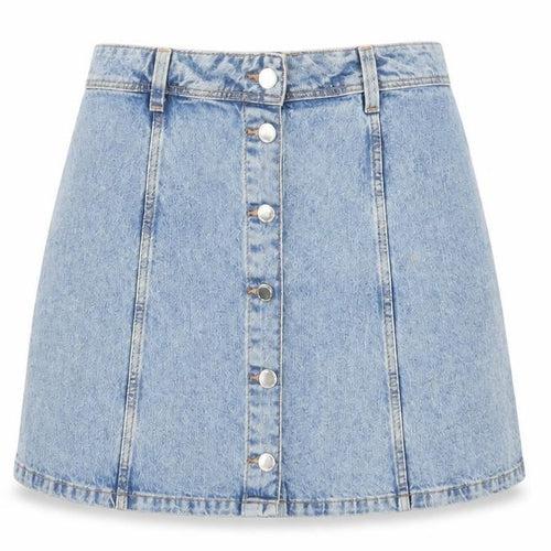 Divided by H&M Womens Blue  Denim Straight & Pencil Skirt Size 12