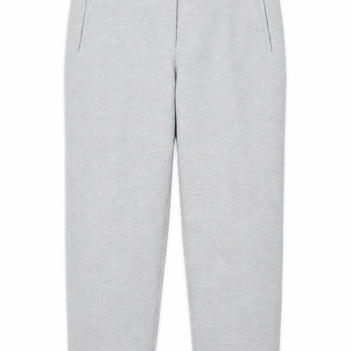 Carolina Belle Womens Grey Houndstooth  Trousers  Size 14 L25.5 in