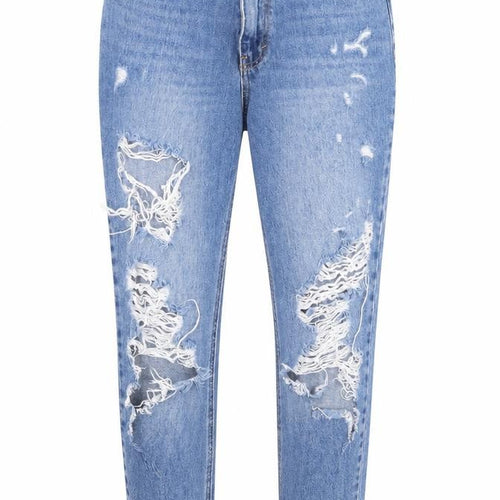 Pull&Bear Womens Blue  Denim Mom Jeans Size 6 L26 in