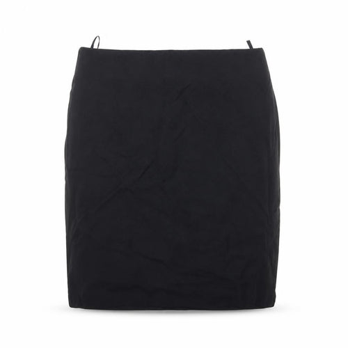 Beau Brummel Womens Black   Straight & Pencil Skirt Size 28 in