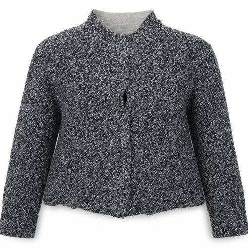 Bianca Womens Grey  Knit Cardigan Jumper Size 12