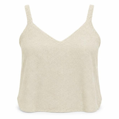 Mango Womens Beige   Basic Tank Size S