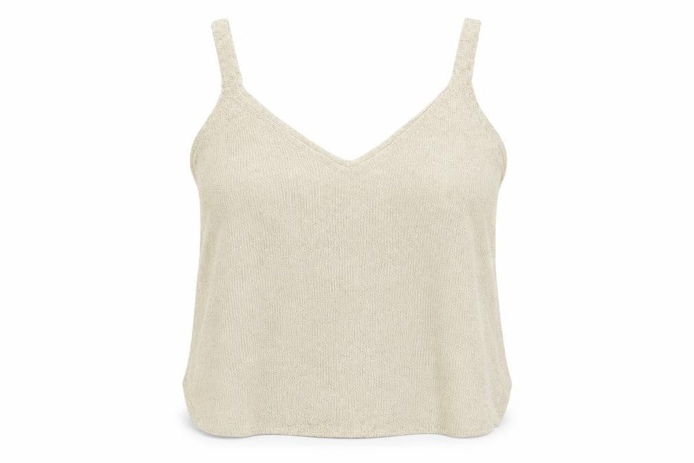 Mango Womens Beige   Basic Tank Size S