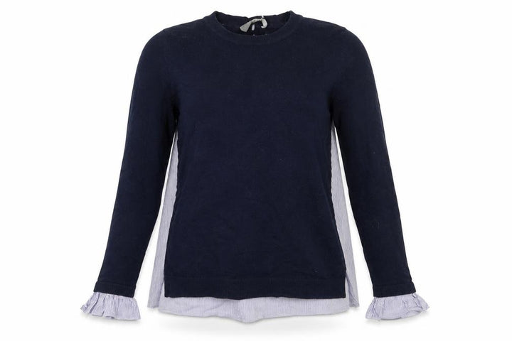 Oasis Womens Blue  Knit Pullover Jumper Size S