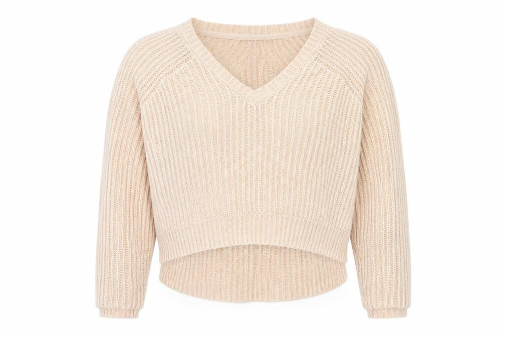 Front view of Topshop women’s pink knit jumper, size S