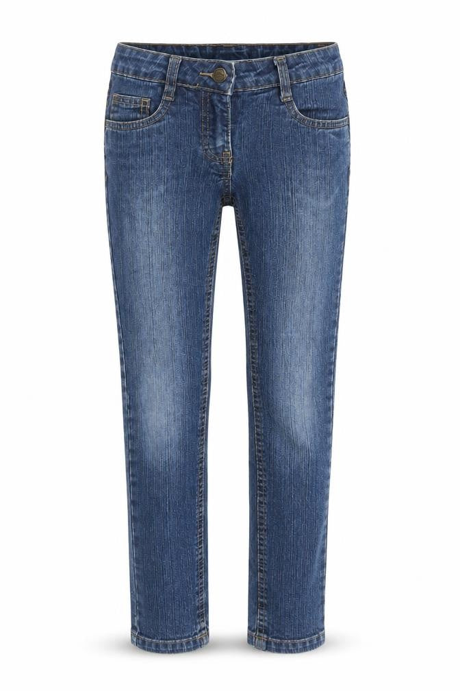 Here + There Girls Blue  Denim Straight Jeans Size 9 Years