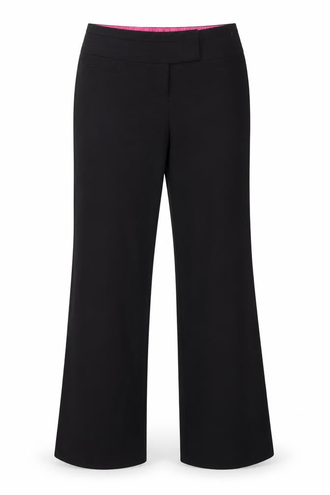 Evie Womens Black   Trousers  Size 12 L32 in
