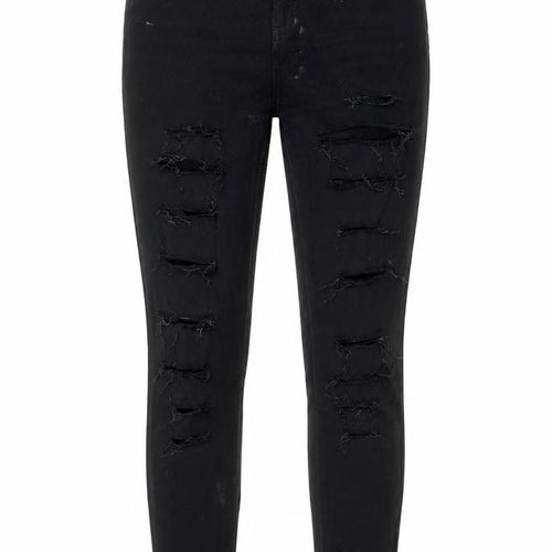 Topshop Womens Black  Denim Skinny Jeans Size 28 in L32 in