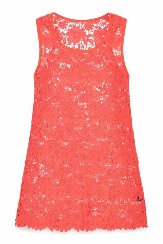 Front view of Pia Rossini women’s red floral kaftan, size M