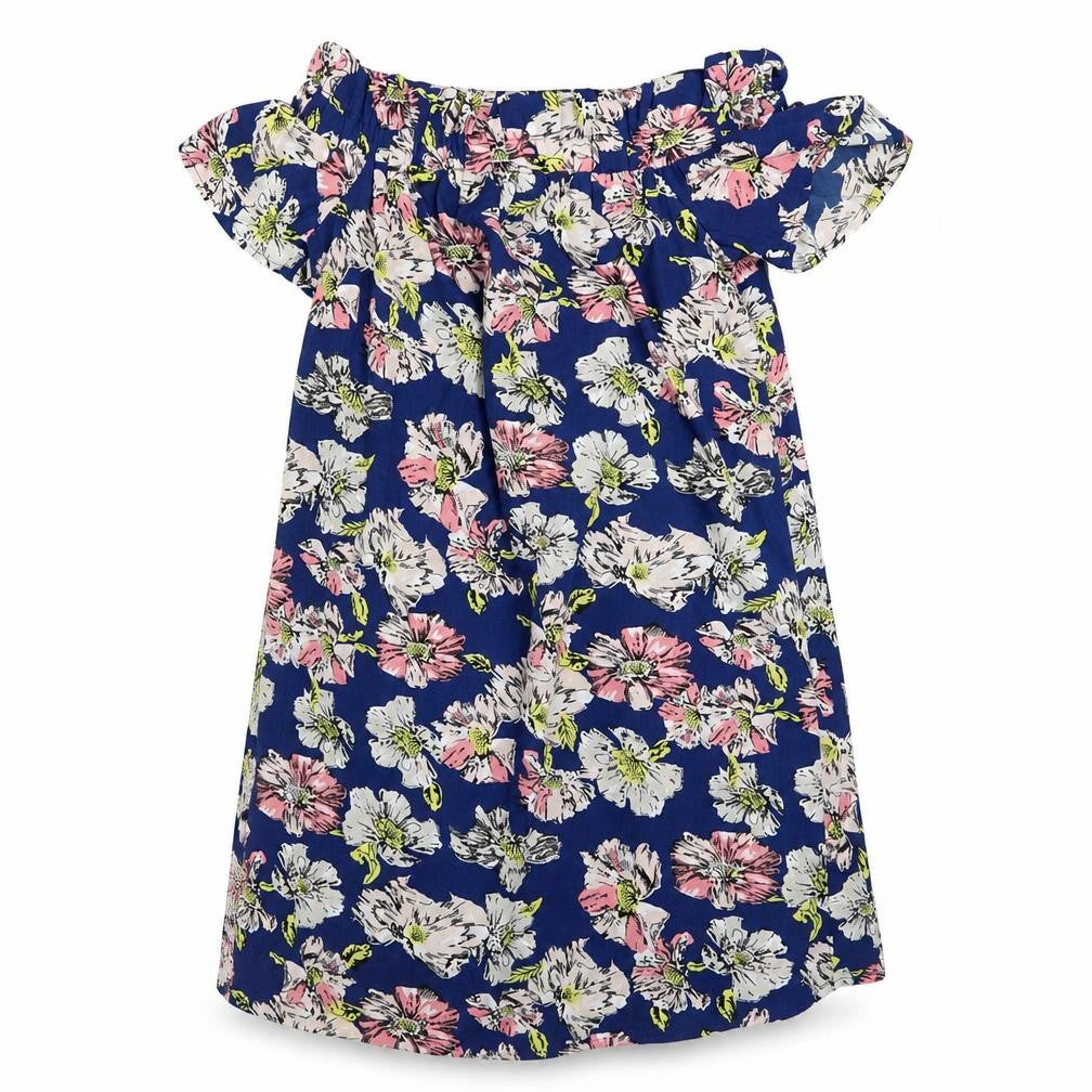 Front view of Primark women’s multicoloured floral a-line, size UK 8