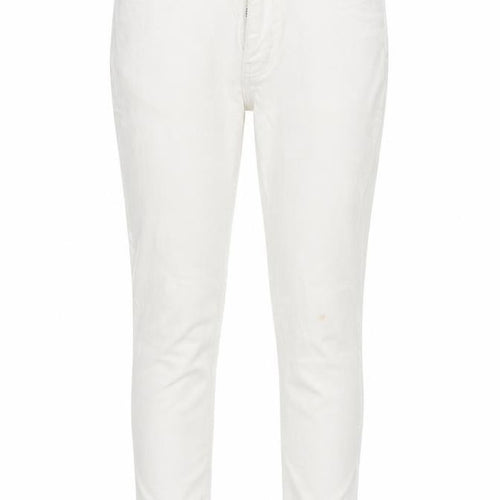 Forgina Womens White  Denim Skinny Jeans One Size
