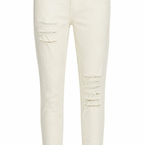 NEXT Womens Ivory  Denim Skinny Jeans Size 6 L24 in