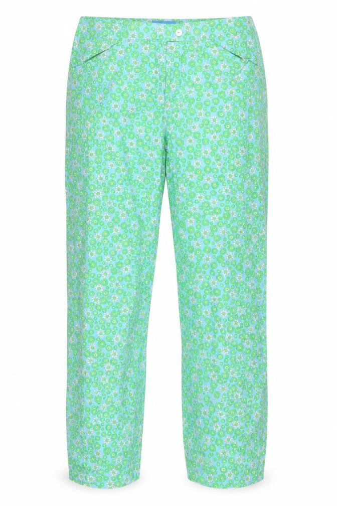 Whispers Womens Multicoloured Floral  Sweatpants Trousers Size L L27 in