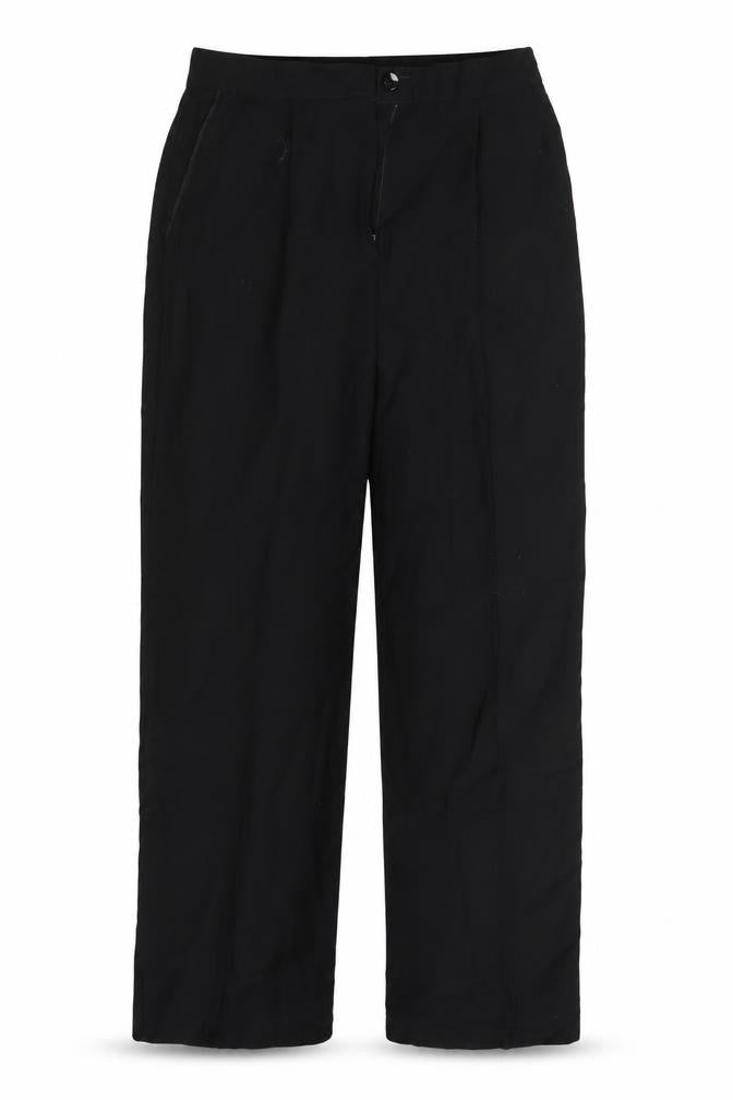 Front view of Alexander women’s black trousers, size UK 10, 27-inch leg