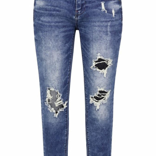 deniem & co Womens Blue   Straight Jeans Size 6 L28 in