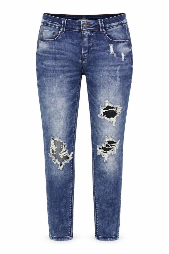 deniem & co Womens Blue   Straight Jeans Size 6 L28 in