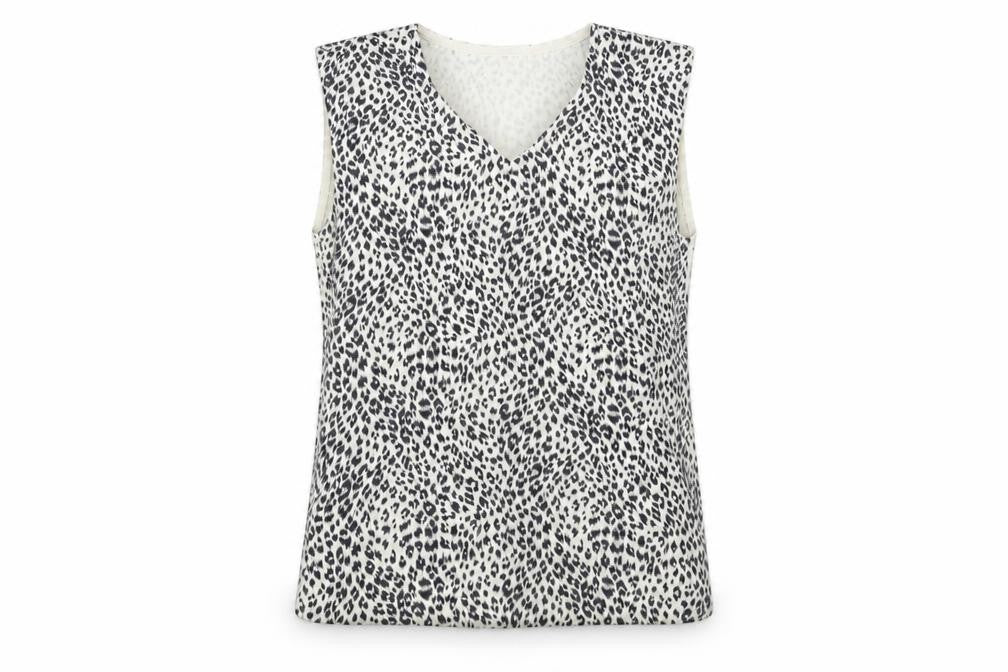 George Womens Grey Animal Print  Pullover Jumper Size XL