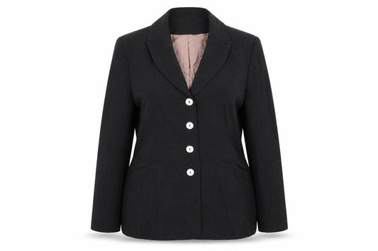 Front view of Principles women’s grey jacket blazer, size UK 14
