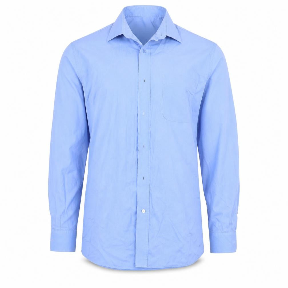 George Mens Blue    Button-Up Size 15