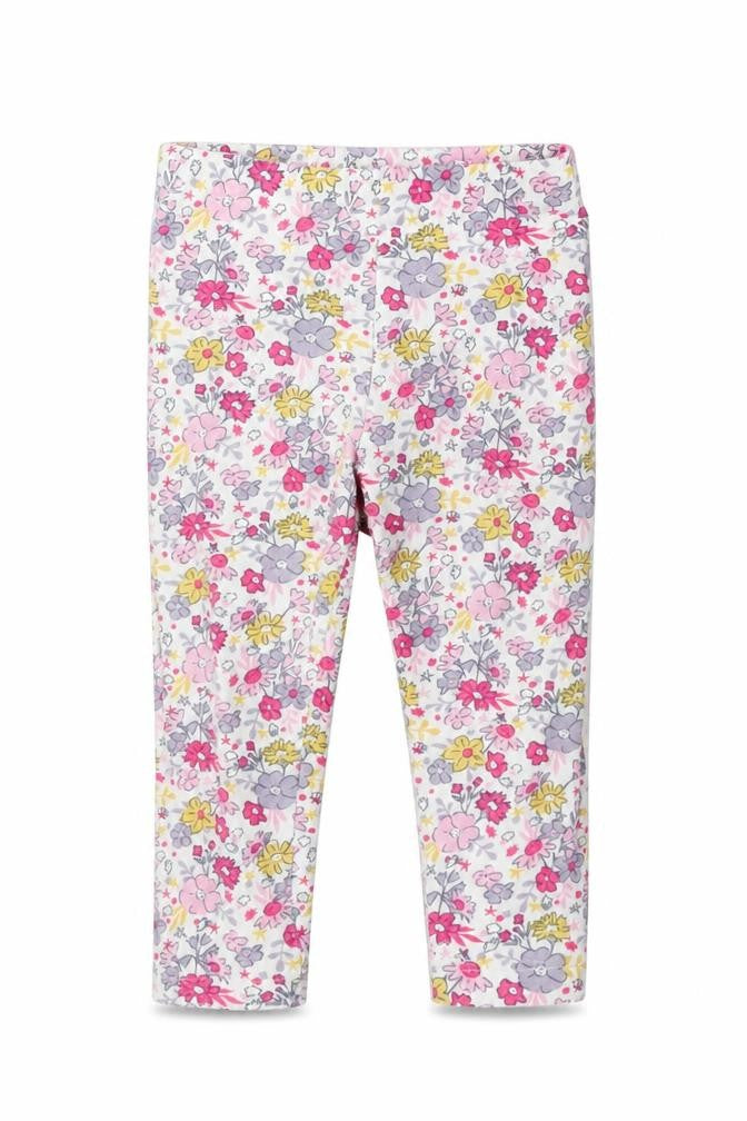 Me To You Girls Pink Floral  Capri Leggings Size 9 Months