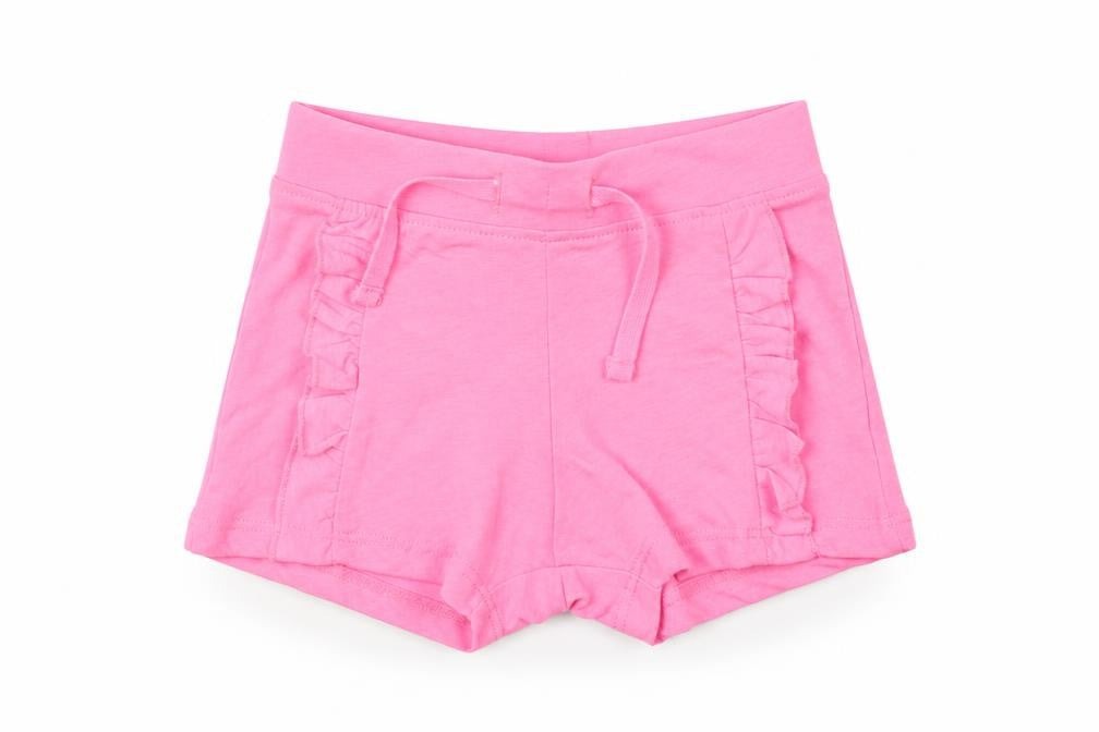 Front view of Primark girls’ pink capri leggings, size 9, months