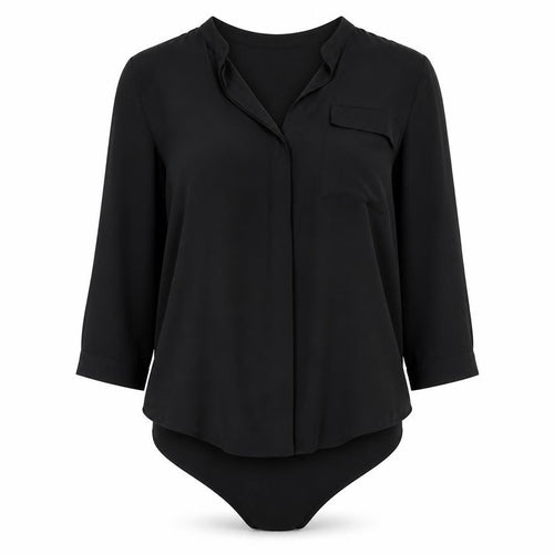 Dorothy Perkins Womens Black   Bodysuit One-Piece Size 10