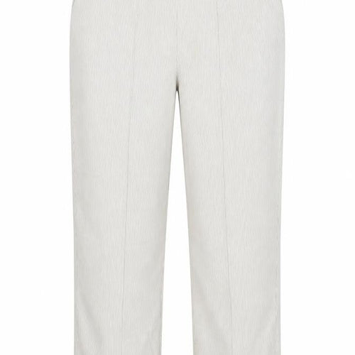 BM Womens Beige Striped  Trousers  Size 14 L25 in