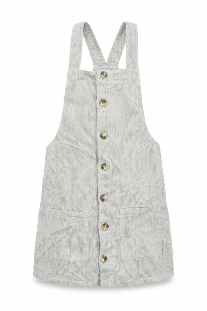 Front view of Denim & Co. women’s green corduroy mini, size UK 10