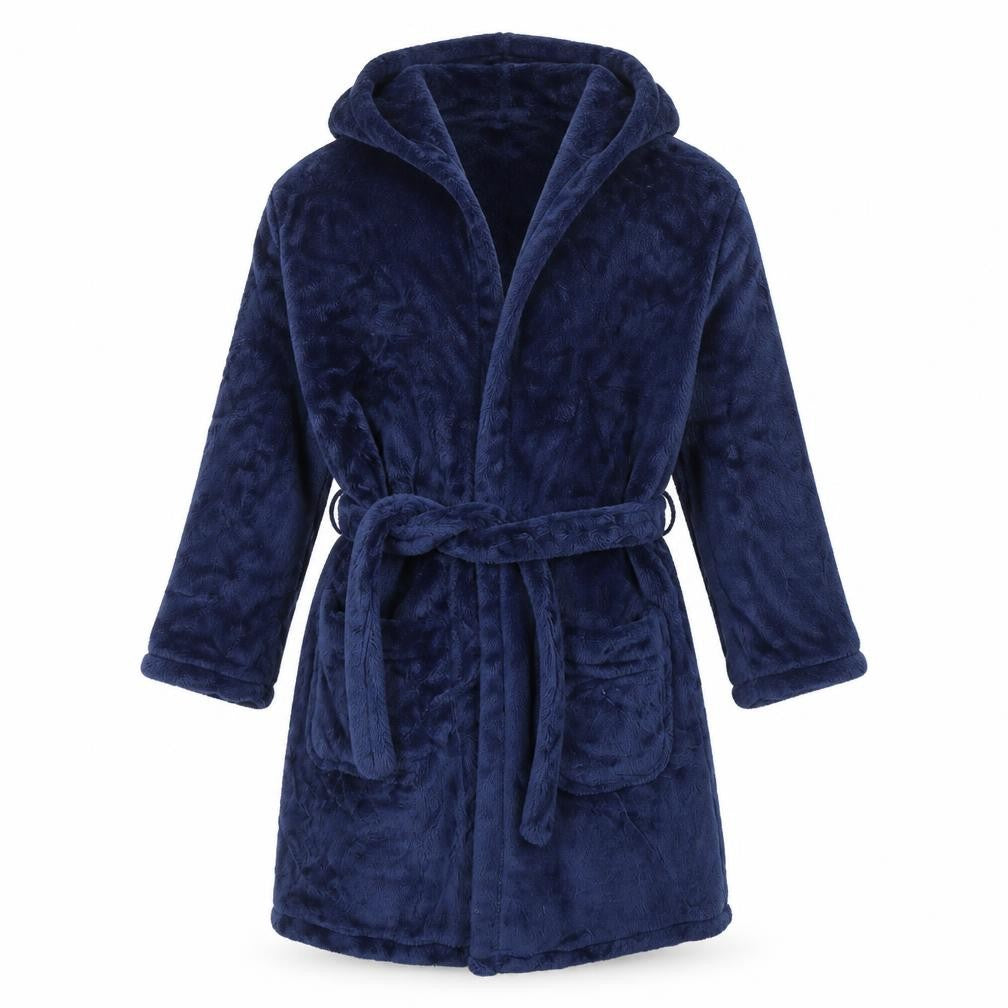 Marks & Spencer Boys Blue Solid   Robe Size 5 Years