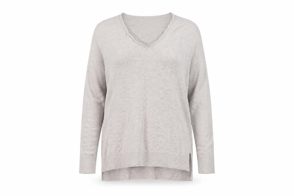 Front view of Atmosphere women’s pink jumper, size S
