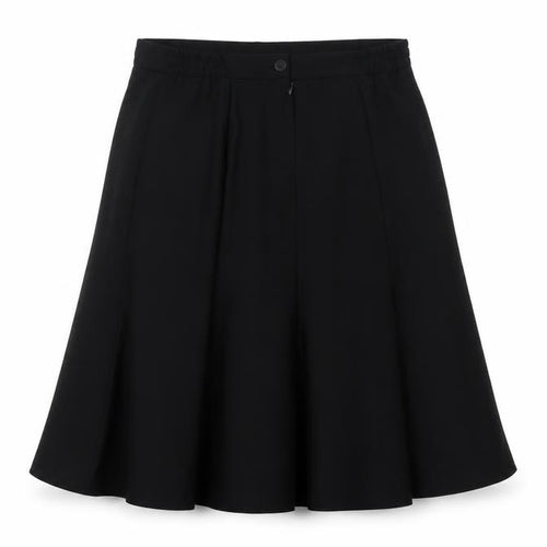 ELVI Womens Black   A-Line Skirt Size 34 in
