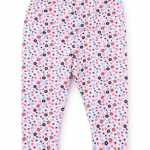 George Girls Pink Floral   Pyjama Pants Size 6-9 Months