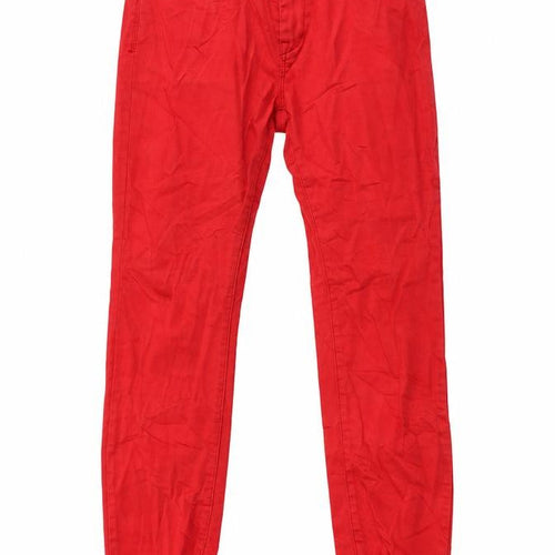 FB Sister Womens Red   Skinny Jeans Size M L29 in