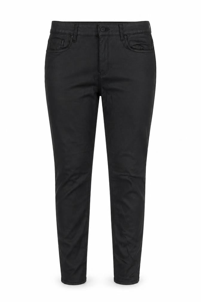Front view of New Look women’s black trousers, size UK 14, 26-inch leg