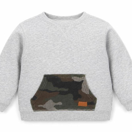 7 For All Mankind Boys Grey  Knit Pullover Jumper Size 2 Years