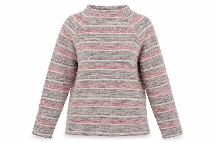 Oasis Womens Pink Striped  Pullover Jumper Size M