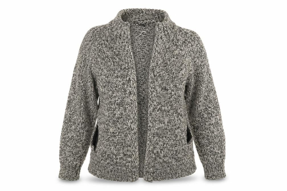 Casual Club Womens Grey   Full Zip Jumper One Size