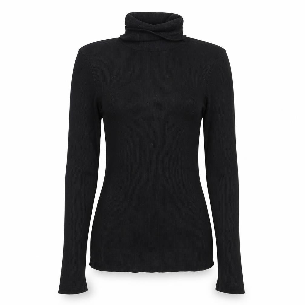 Front view of New Look women’s black jumper, size UK 6