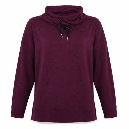 Day Dreams Womens Purple Geometric  Top Pyjama Top Size 8