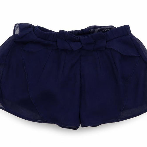 Preworn Girls Blue   Sailor Shorts Size 7-8 Years
